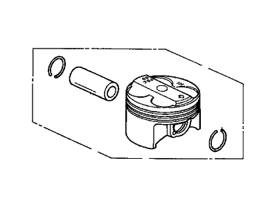 Honda 13010-PRB-A01 Piston Set A (Std)