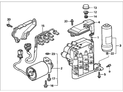 Honda 57110-SV7-A53 Modulator Assembly