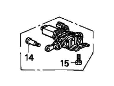 Honda 81513-SV4-A12 Motor Assembly, Driver Side Height