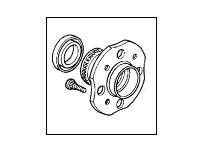 Honda 42200-SV7-C61 Bearing Assembly, Rear Hub Unit