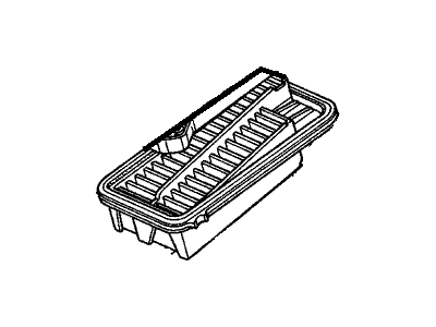 Honda 17220-P0G-A00 Element Assembly, Air Cleaner