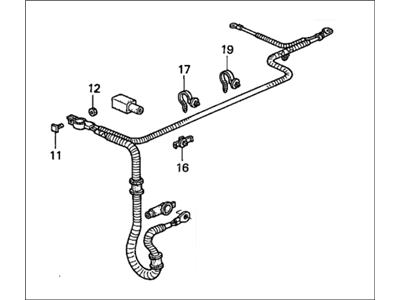 Honda 32410-SV7-A00 Cable Assembly, Starter