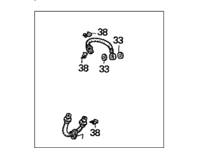 Acura 01466-SY8-000 Hose Set, Rear Brake (Dot Nni - Canada -)