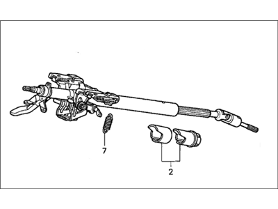 Acura 53200-SV1-A03 Column Assembly, Steering