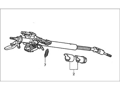 Honda 53200-SV1-A03 Column Assembly, Steering