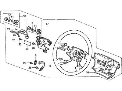 Honda 38811-5J2-A01 Bolt Set, Drain