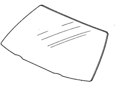 Honda 73111-SV4-V50 Glass, Front Windshield