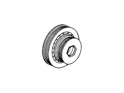 Acura 13810-P0A-003 Pulley, Crankshaft