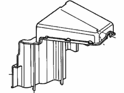 Honda 17246-P0G-A00 Cover, Air In.
