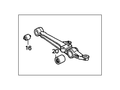 Acura 51365-SV7-A00 Arm, Left Front (Lower)