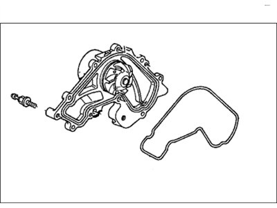 Acura 19200-P0G-A01 Water Pump Assembly