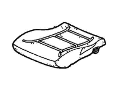 Honda 81532-SV7-A62 Pad, Left Front Seat Cushion Molding