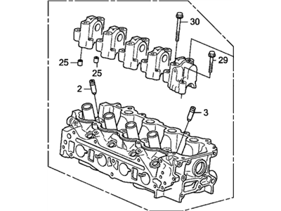 Acura 12100-RBJ-J00 Cylinder Head Assembly