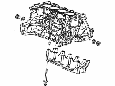 Honda 11000-RBJ-811 Block Assy., Cylinder (DOT)