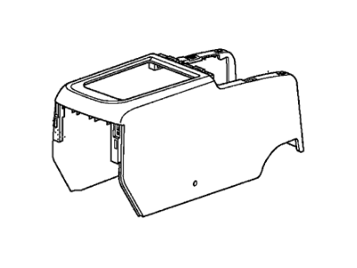Honda 83401-SWA-J01ZA Console, Center *NH598L* (ATLAS GRAY)