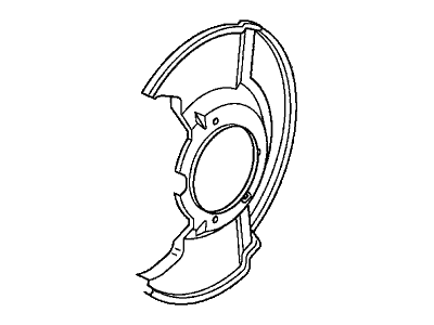 Acura 45255-STK-A00 Splash Guard, Front