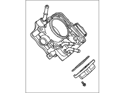 Honda 16400-RLG-J01 Throttle Body, Electronic Control (Gme1A)