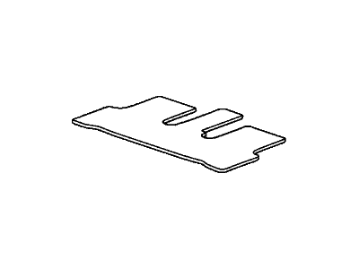 Honda 83603-SWA-C02ZA Floor Mat, RR. *NH64