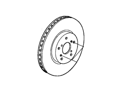Acura 45251-SWA-A22 Disk, Front Brake