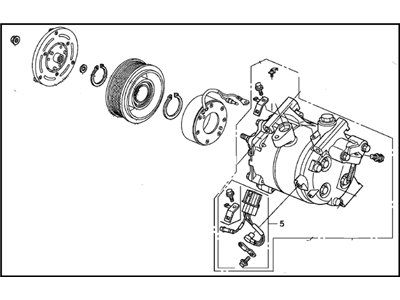 Honda 38800-RWC-A05RM COMPRESSOR, A/C