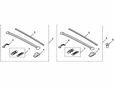Honda 08L02-SWA-102 Roof Rack