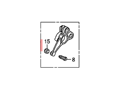 Honda 06142-RYP-315 Arm B Assembly, Exhuast Rocker