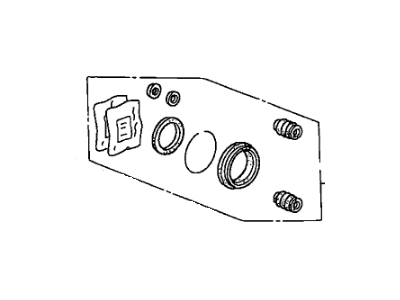 Honda 01463-S9V-A00 Caliper Set, FR.