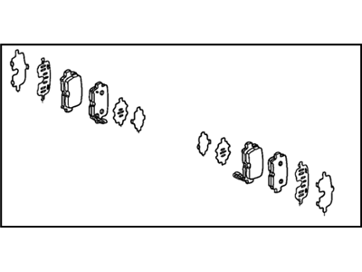 Acura 06435-S3V-A01 Shim Set, Rear