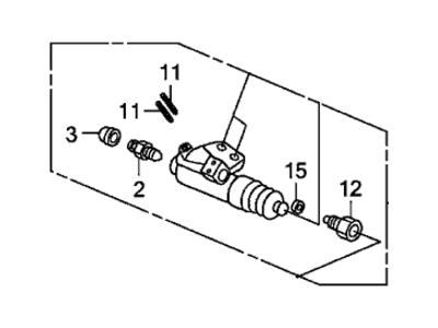 Acura 46930-S6M-003 Cylinder Assembly, Clutch Slave