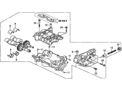 Honda 15100-RBC-016 Pump Assembly, Oil