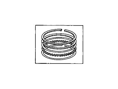 Honda 13011-PPA-003 Ring Set, Piston (Teikoku)