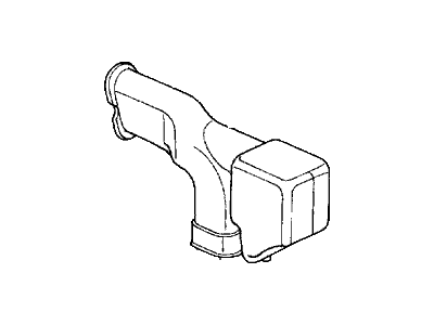 Honda 17248-P04-G00 Tube B, Air Inlet