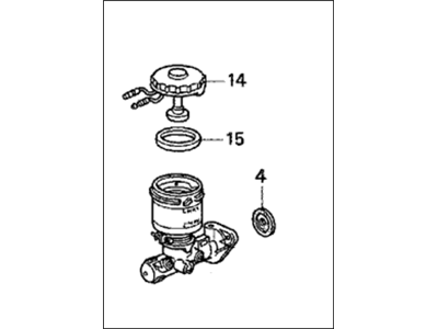 Honda 46100-SR3-833 Master Cylinder Assembly