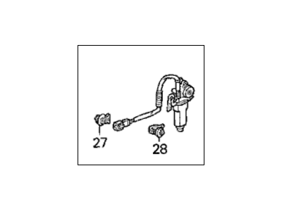 Honda 72215-SR2-013 Motor Assembly, Passenger Side Window