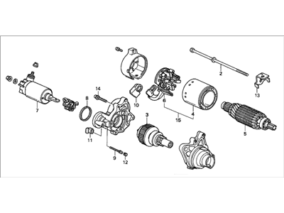 Honda 31200-P03-025 Motor, Starter