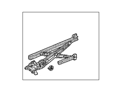 Honda 72251-SR2-013 Regulator, Left Front Door Power