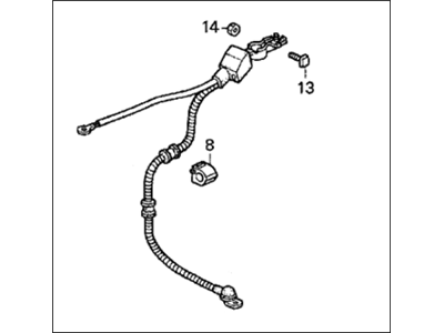 Honda 32410-SR3-A42 Cable Assembly, Starter