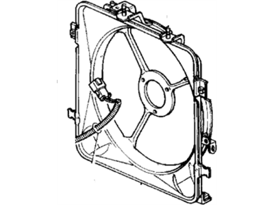 Honda 80161-SR3-000 Shroud, Condenser Fan