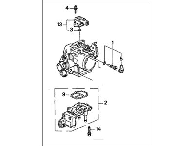 Honda 16400-P2M-Q51 Body Assembly, Throttle (Gy11A)