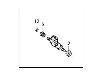 Honda 06164-P06-A02 Injector Set, Fuel