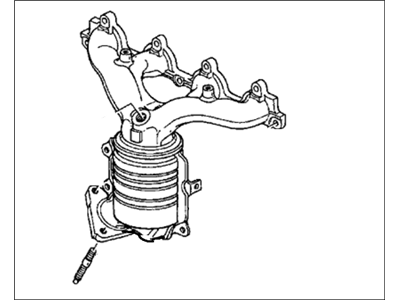Honda 18160-P2E-L50 Converter, Manifold