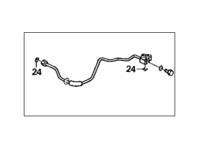 Honda 80341-SR1-A21 Pipe A, Receiver