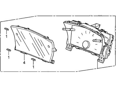 Honda 78200-TS8-A03 Meter Assembly, Combination