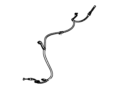 Honda 47510-TS8-A53 Wire B, Passenger Side Hand Brake (Disk)