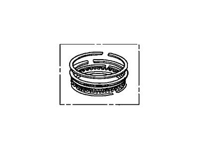 Acura 13011-RL5-A01 Ring Set, Piston (STD) (Riken)