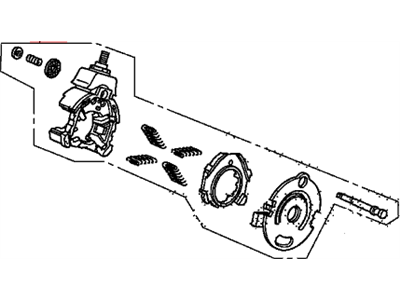 Honda 31210-5A2-A01 Brush Holder Set