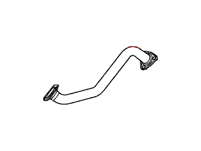 Honda 18210-TR6-A21 Pipe A, Exhuast