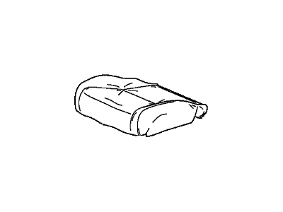 Honda 81531-TS8-A71ZA Cover, Left Front Cushion Trim (Pale Moss Gray) (Leather)