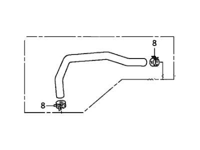 Honda 46408-TA0-A11 Tube I, M/P