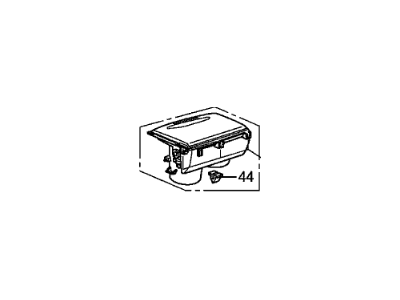 Honda 77230-TA0-A01ZB Holder Assembly, Cup (Gun Metallic)